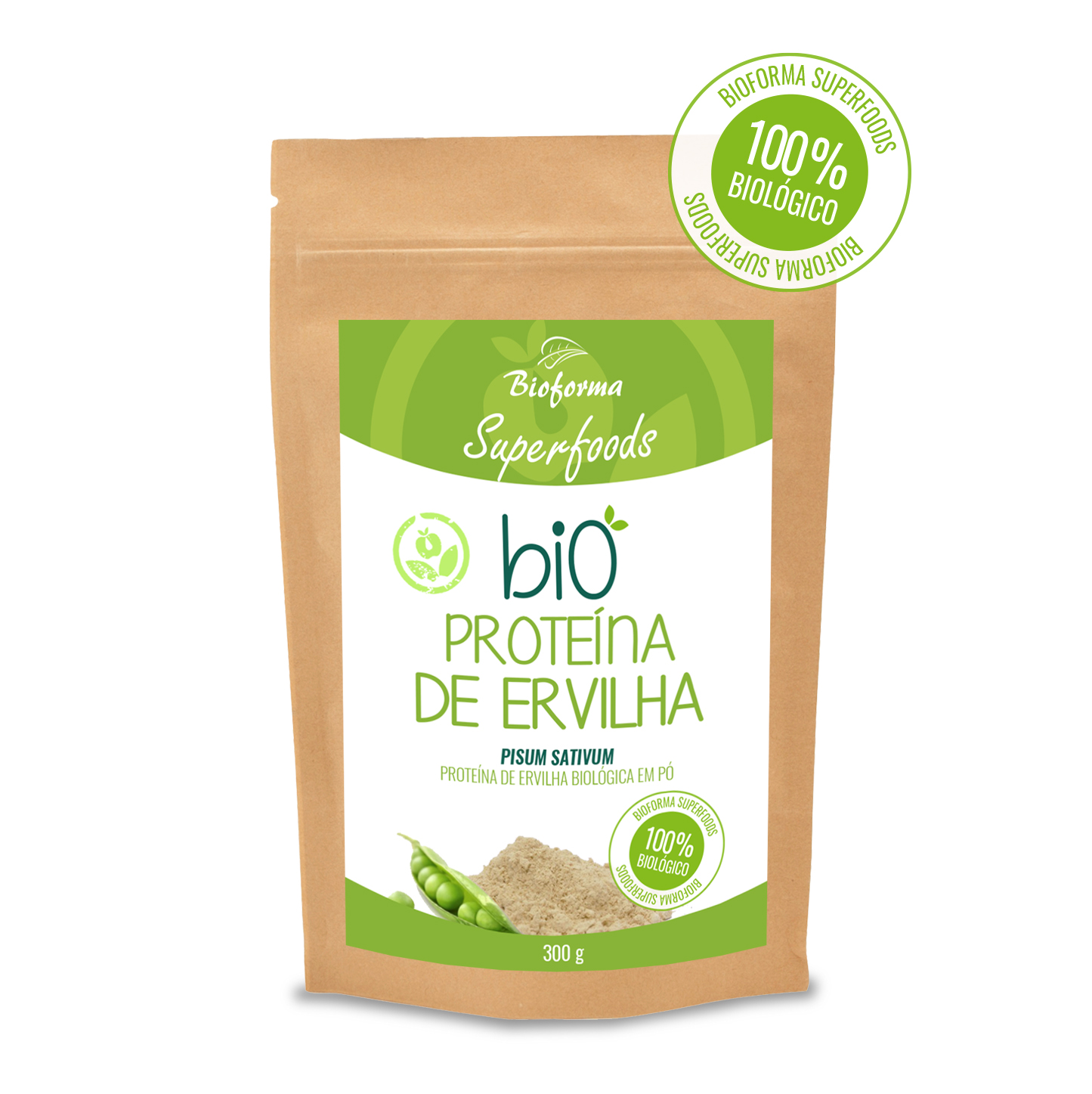 Proteina ervilha bio 300g bioforma