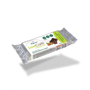 Barra Low Carb & Protein Chocolate e amêndoa 60g BIOFORMA