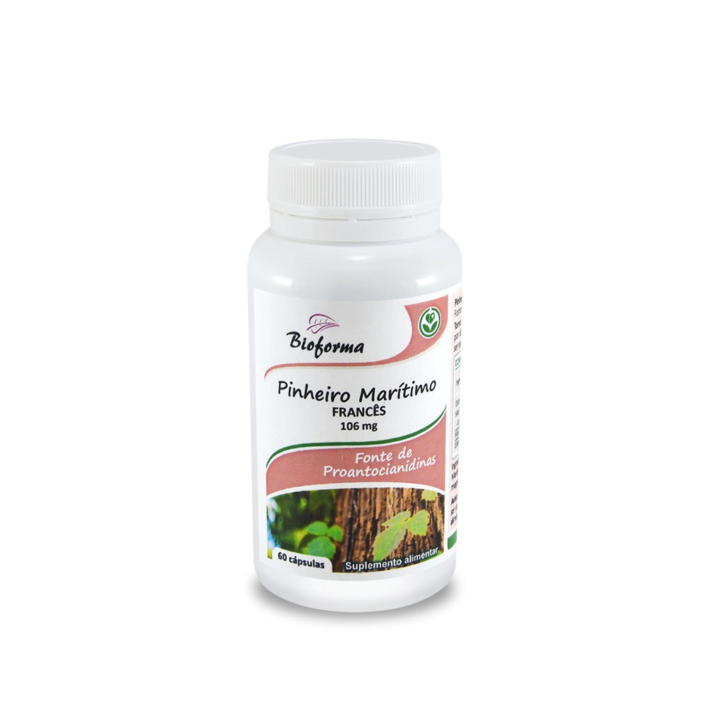Pinheiro Marítimo Francês 106mg 60 caps BIOFORMA