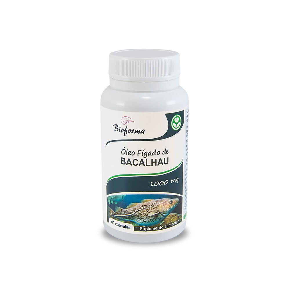 Óleo Fígado de Bacalhau 1000mg 60 caps BIOFORMA