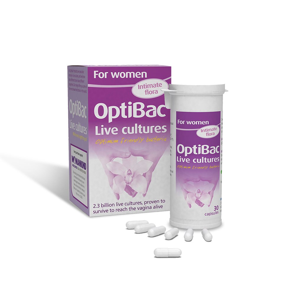 Probiótico FLORA ÍNTIMA / PARA MULHER 30 caps OPTIBAC