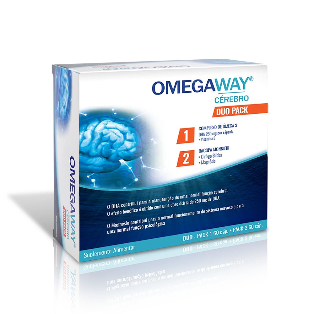 OMEGAWAY® CÉREBRO DUO PACK 60 + 60 caps
